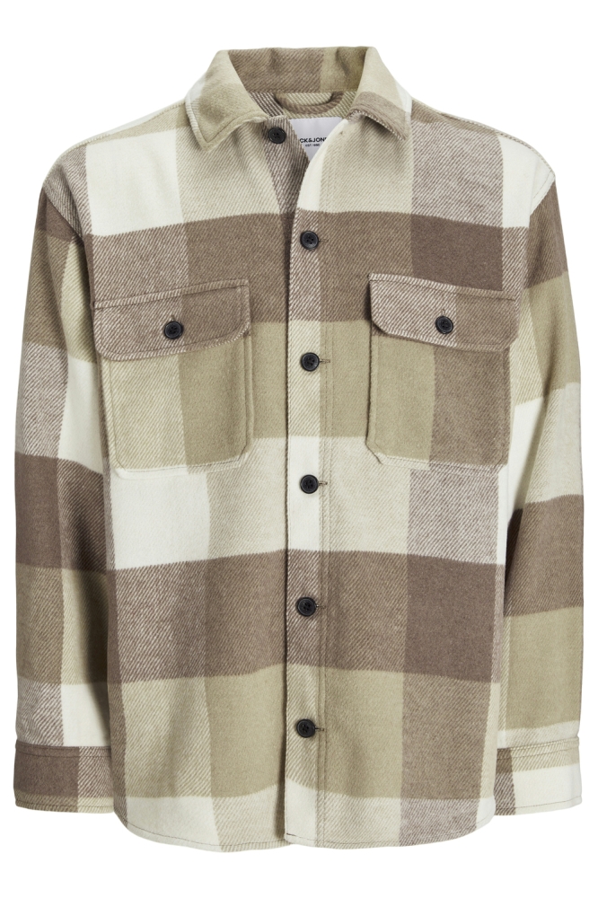 JJEBRADLEY OLLIE OVERSHIRT LS NOOS 12257199 Falcon/CHECKS